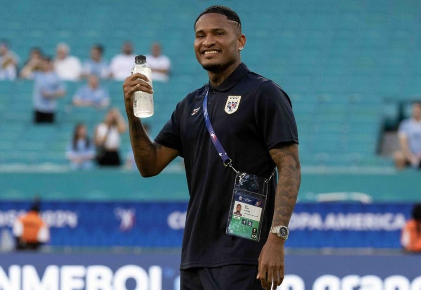 La selección de Panamá en el Hard Rock Stadium previo al debut en Copa América ante Uruguay.