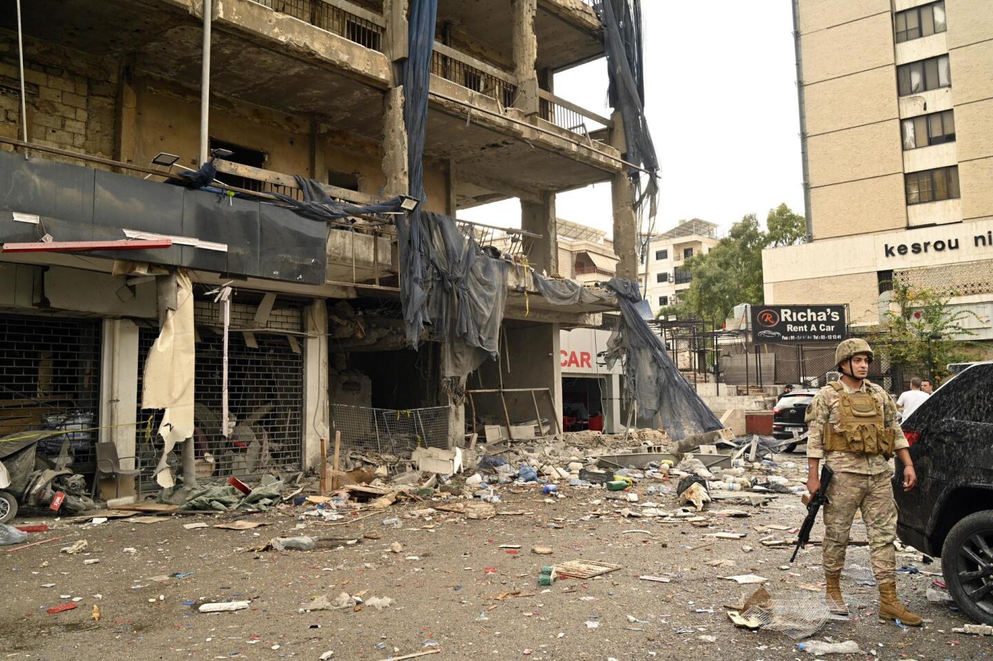 Al menos 10 heridos en ataque israelí a Beirut.