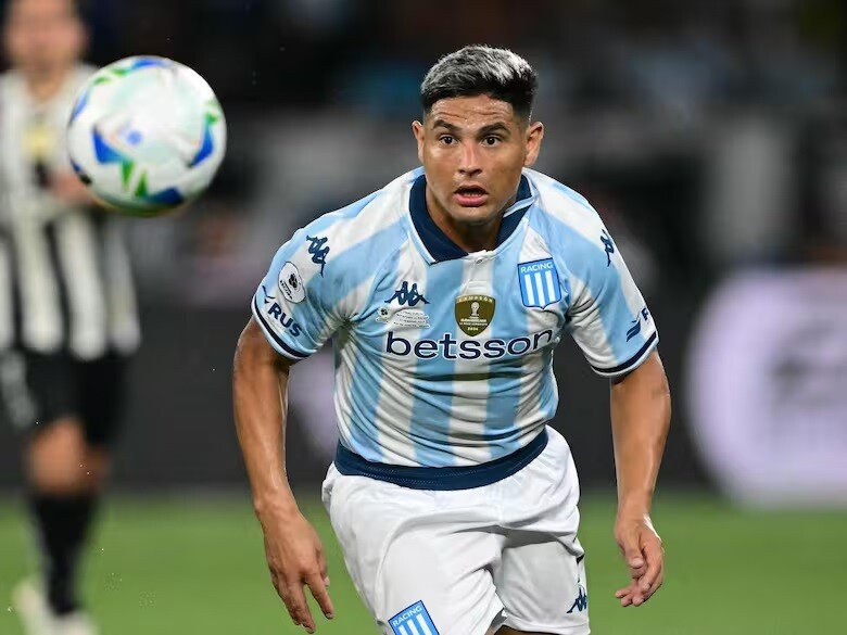 El argentino Maximiliano Salas en Racing Club de Avellaneda