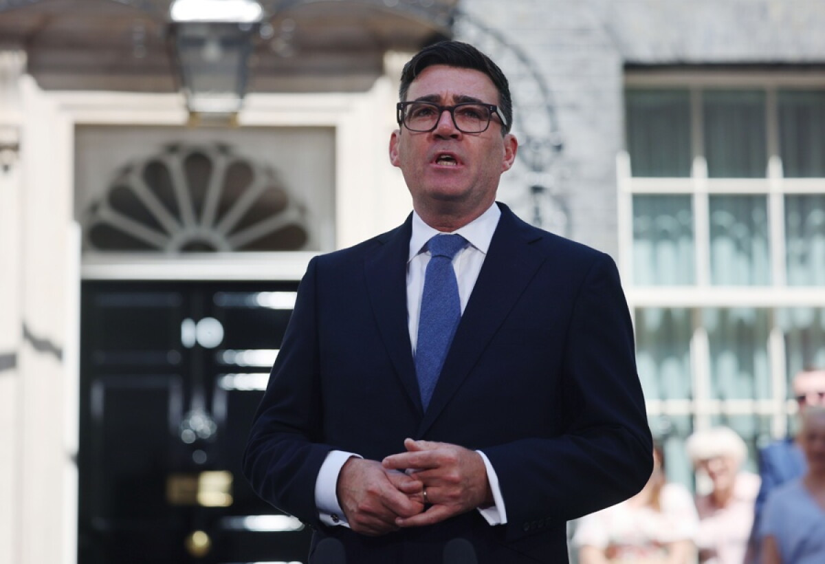 Andy Burnham, primer ministro del Reino Unido