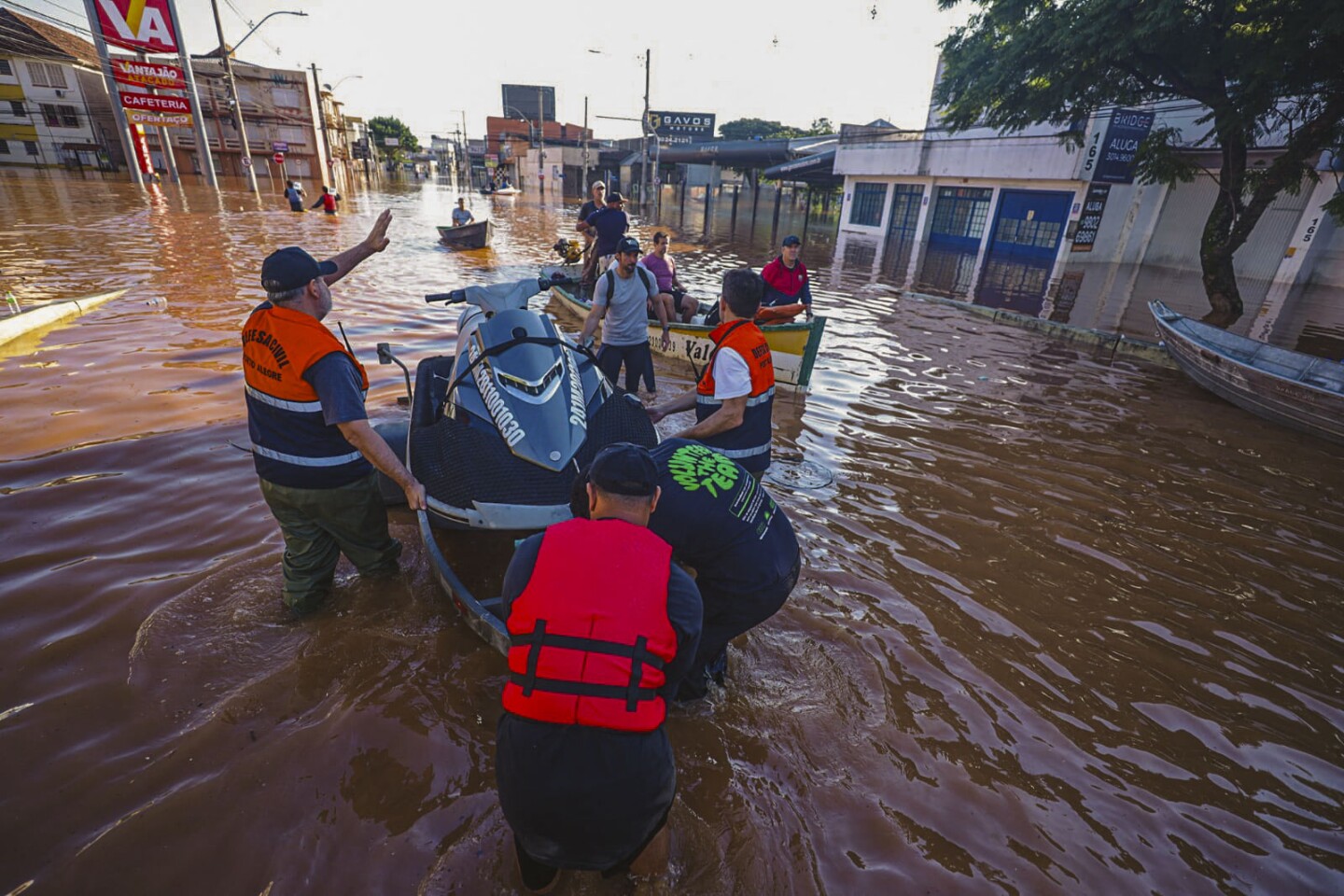 Inundación: continúan las evacuaciones del lado brasileño