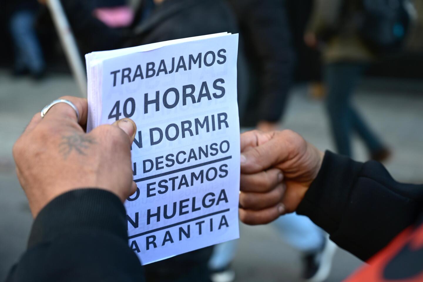 Reclamo del sindicato de la pesca
