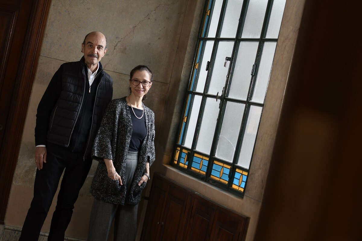 Jorge Bolani y Paola Venditto.