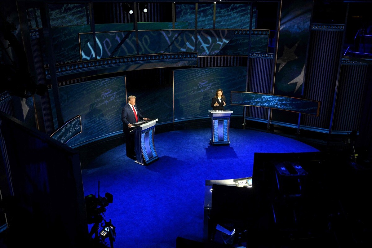 El republicano Donald Trump y la demócrata Kamala Harris