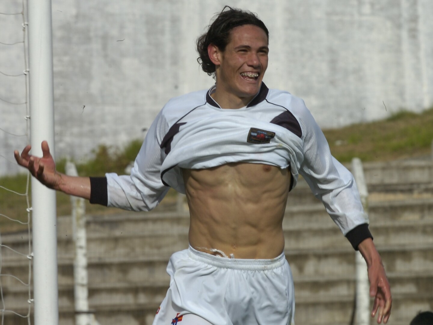 Edinson Cavani durante su pasaje por Danubio.