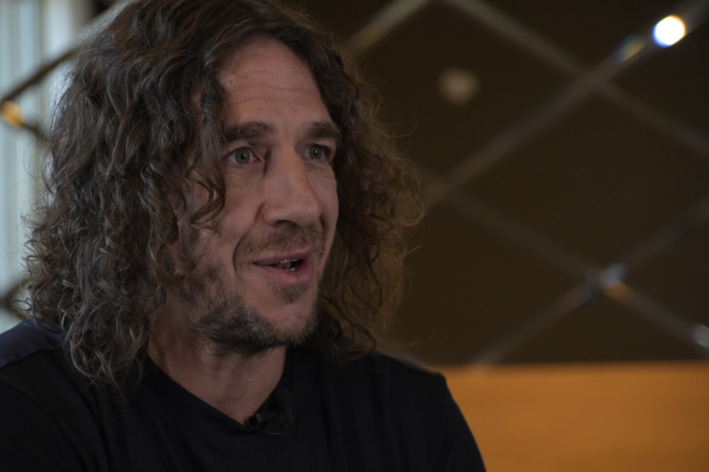 Carles Puyol, exjugador del Barcelona y la selección de España en entrevista con Ovación en Montevideo.