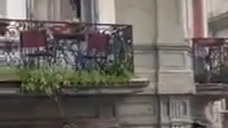 Incendio en edificio en barrio Monserrat en Buenos Aires