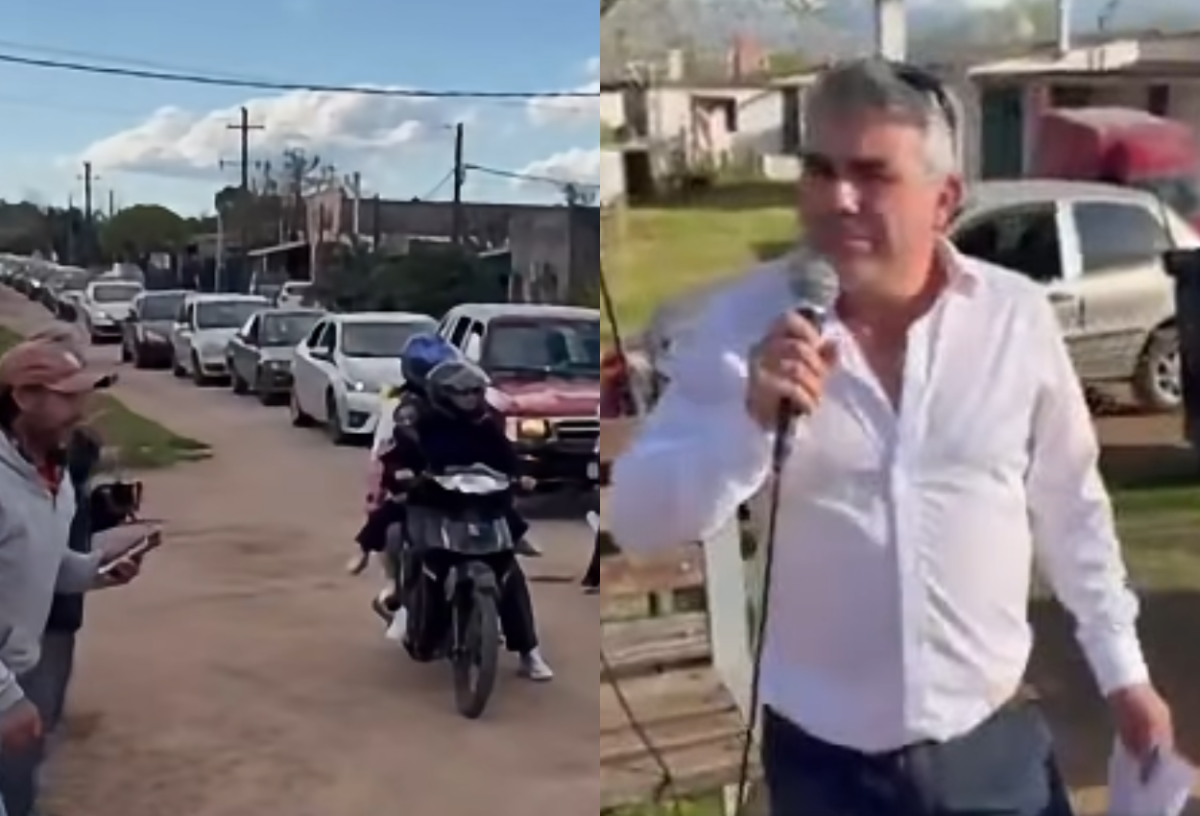 Exalcalde de Isidoro Noblía cumplió pena por la entrega de libretas de conducir y fue recibido con festejos