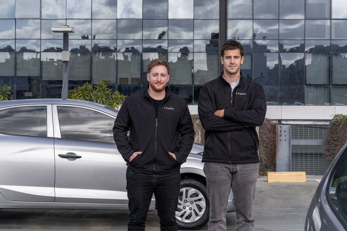 Cofundadores. Juan Andrés Vico (CTO) y Juan Manuel Pancic (CEO), crearon Tripwip en 2023.
