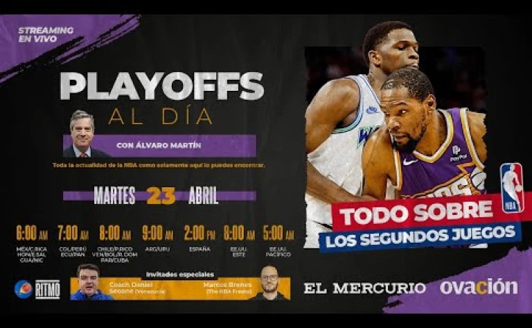 PLAYOFFS AL DÍA #8 🏀 | ÁLVARO MARTÍN, COACH SEOANE Y MARCOS BRENES | MAR 23.ABR.24 | Ritmo NBA