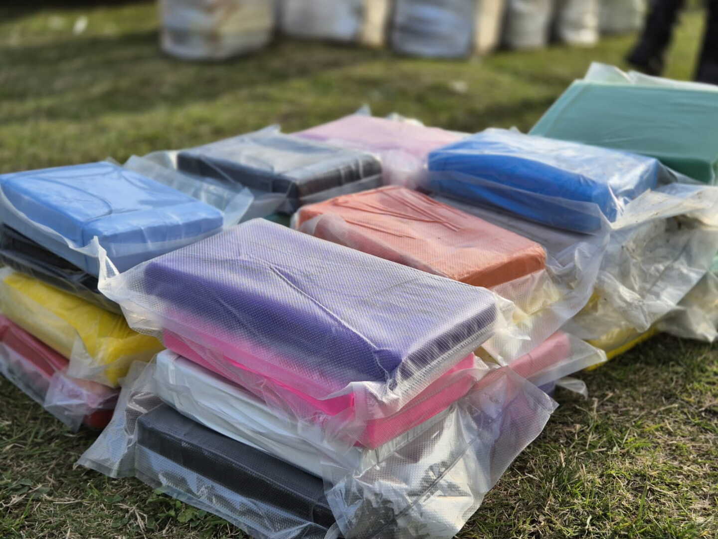 Droga incautada durante un allanamiento en Punta Espinillo.