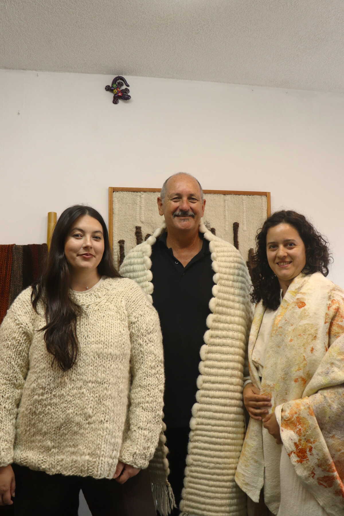 Mariana Rissolini, Aldo Rissolini y María Belén Navarro son los organizadores del primer Festilana.