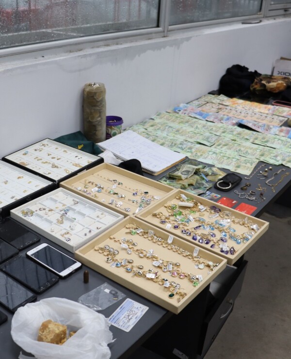 Joyas robadas en Punta Carretas por cinco asaltantes.