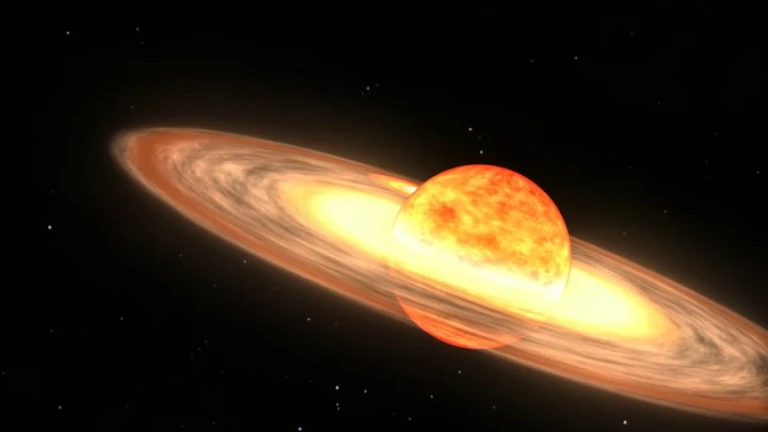 La animación que hizo la NASA del evento