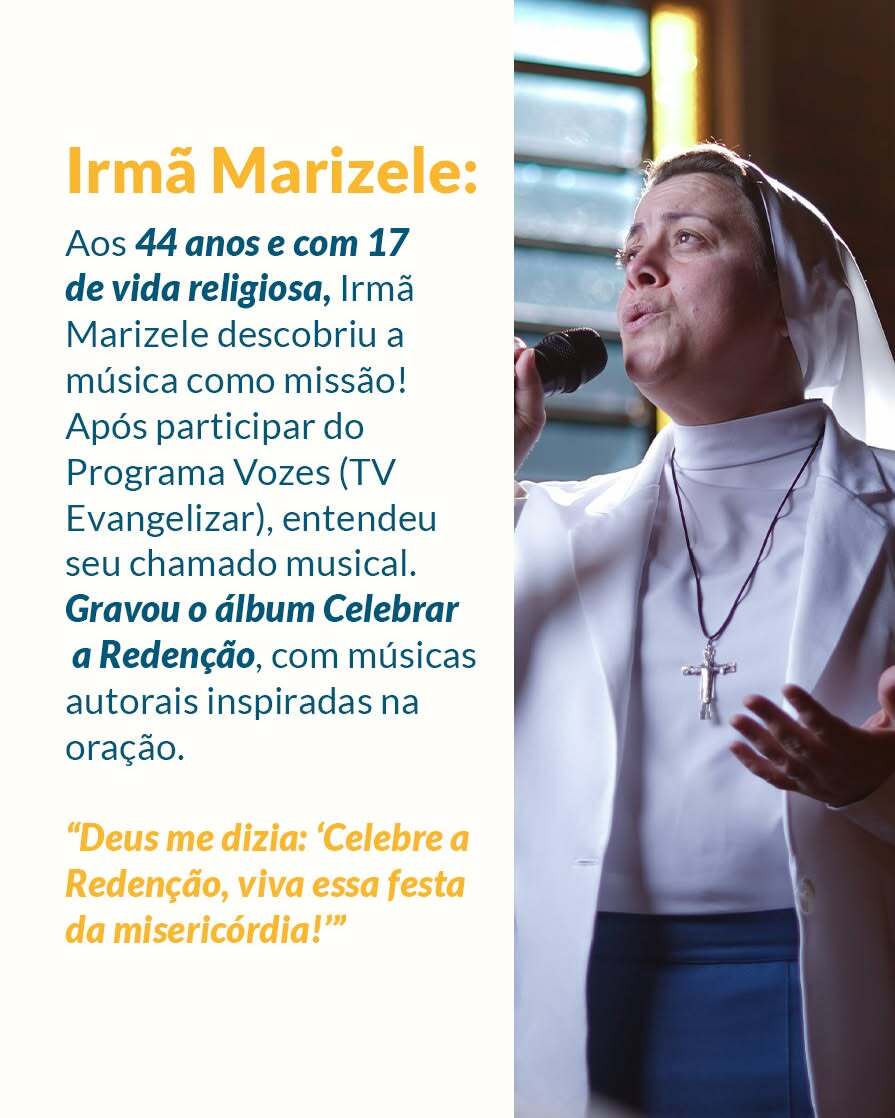 Marizele, la monja brasileña que se convirtió en fenómeno viral por su capacidad de hacer beatbox
