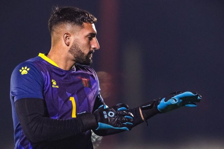 Bruno Antúnez en Boston River vs. Defensor Sporting.