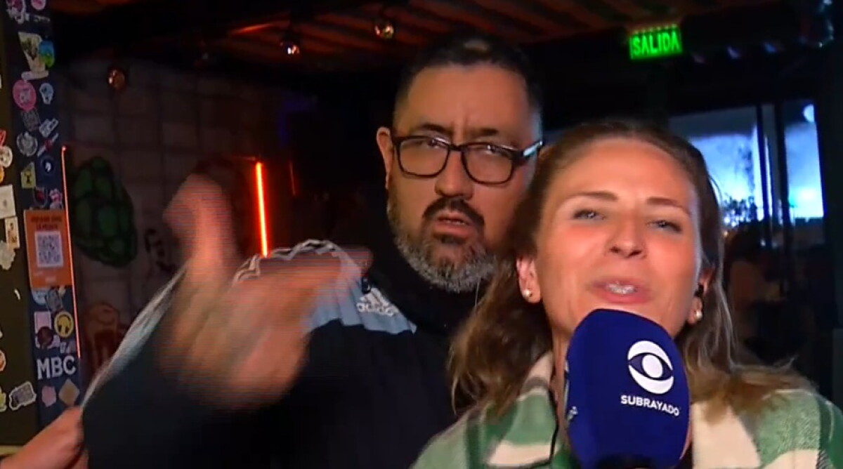 Yanina Gasañol y un incómodo momento en la cobertura tras la final del Mundial.