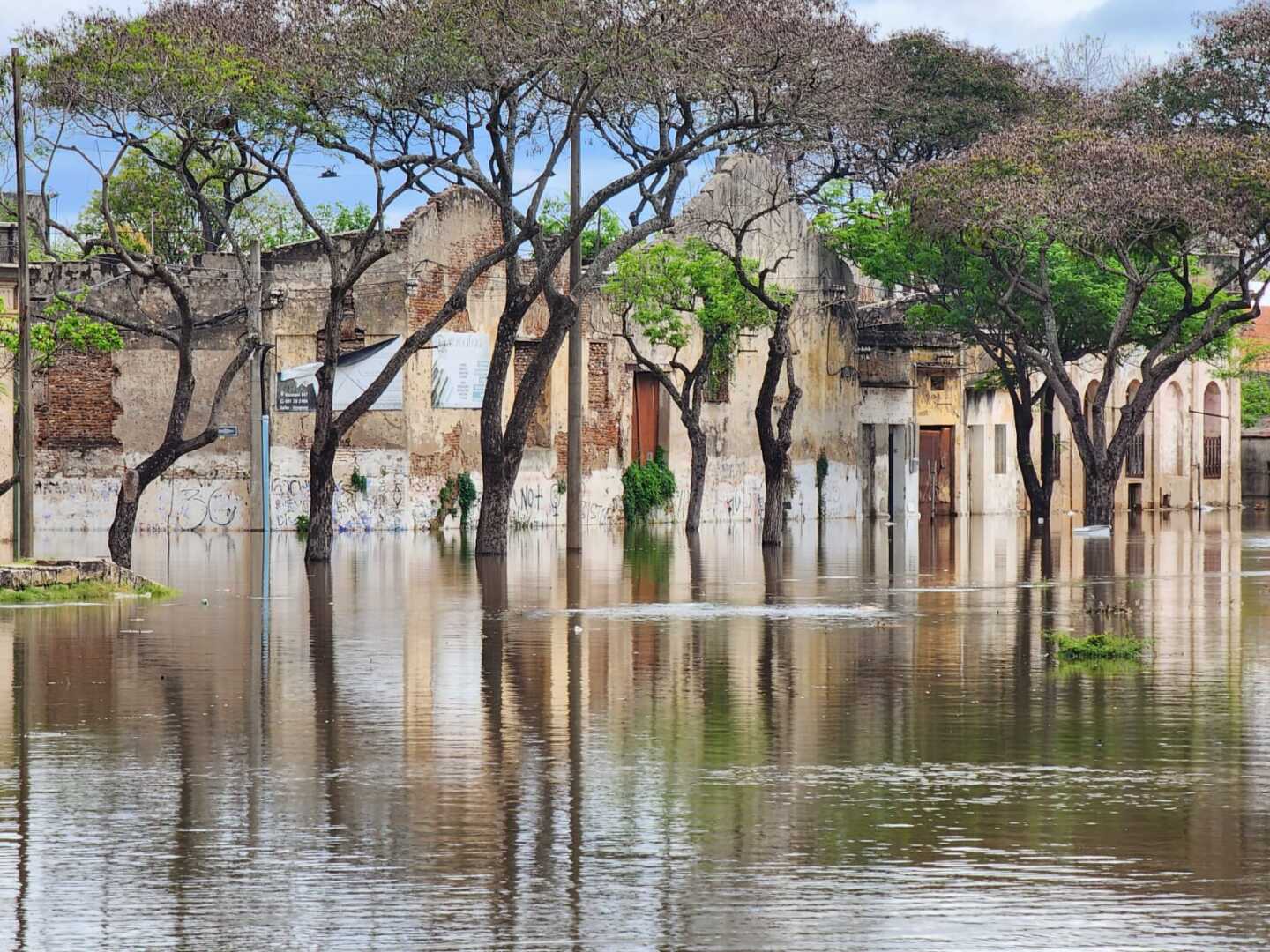 Inundación en Salto