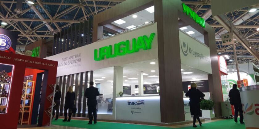 Stand de Inac en Rusia.
