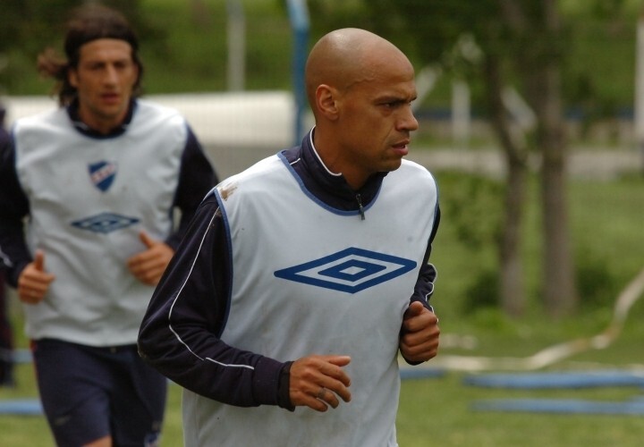 Gustavo Varela en su etapa como jugador de Nacional.