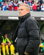 Diego Aguirre en el partido entre Peñarol y Nacional por la final del Torneo Intermedio.