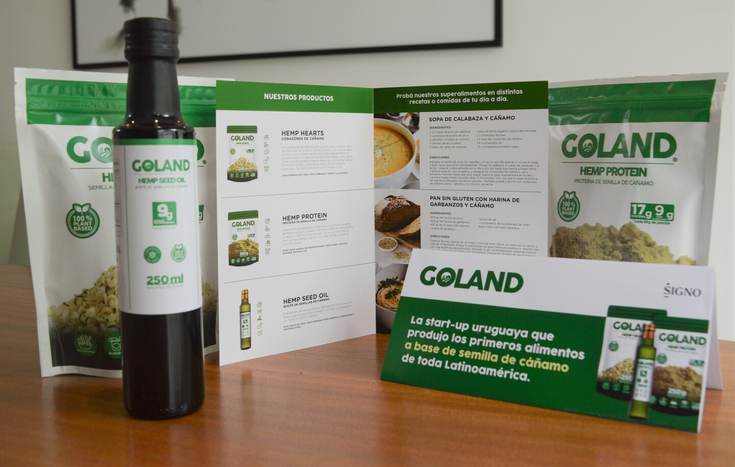 Inicio. La empresa comenzará su presencia en Amazon con tres primeros productos, aceite, protenía y semillas.