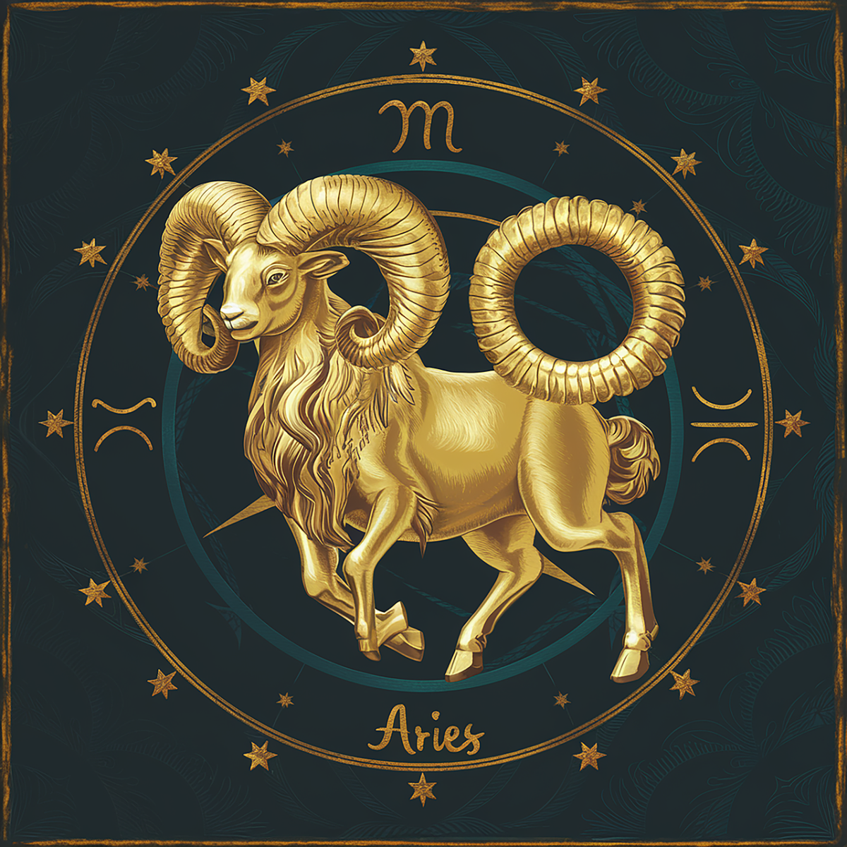 Signo zodiacal de Aries.
