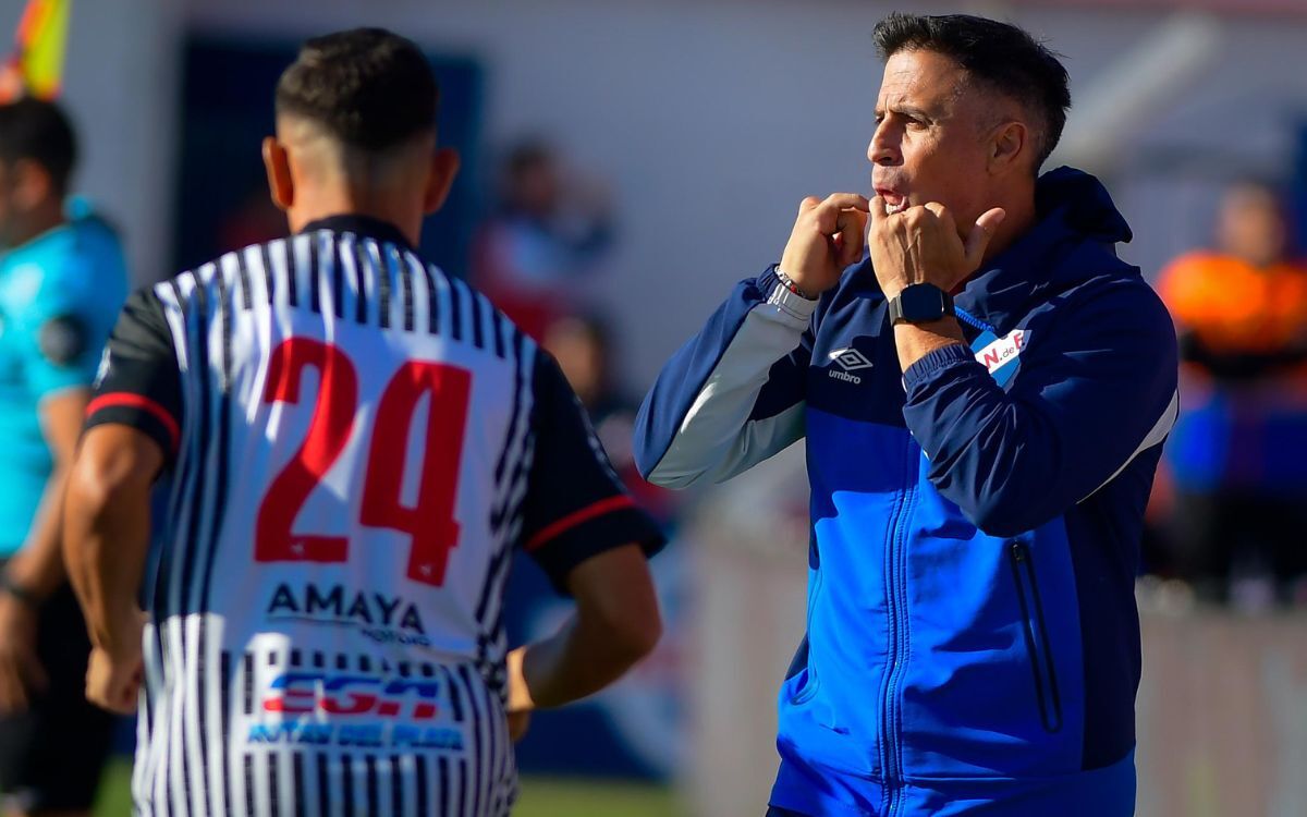 Pablo Peirano en el partido entre Miramar Misiones y Nacional en el Parque Artigas.