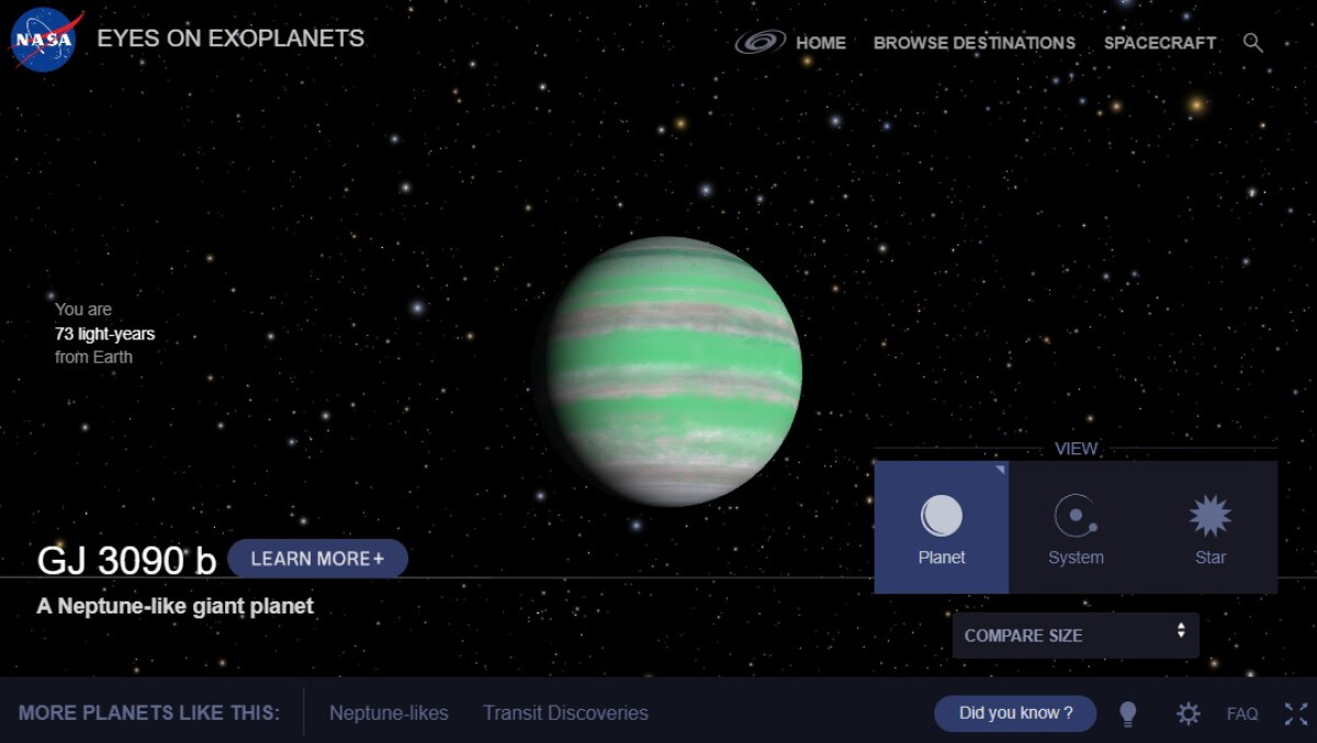 Científicos hallan un exoplaneta "rebelde" que orbita en sentido contrario al de su estrella
