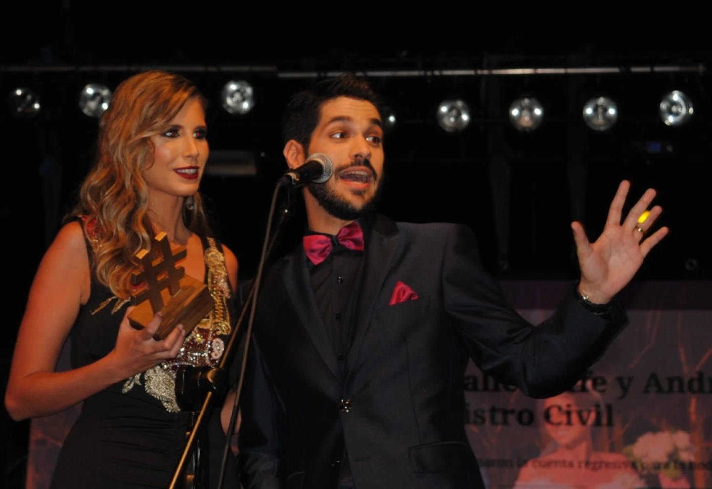 Natalie Yoffe y Andrés Ojeda. Foto: Sofía Orellano