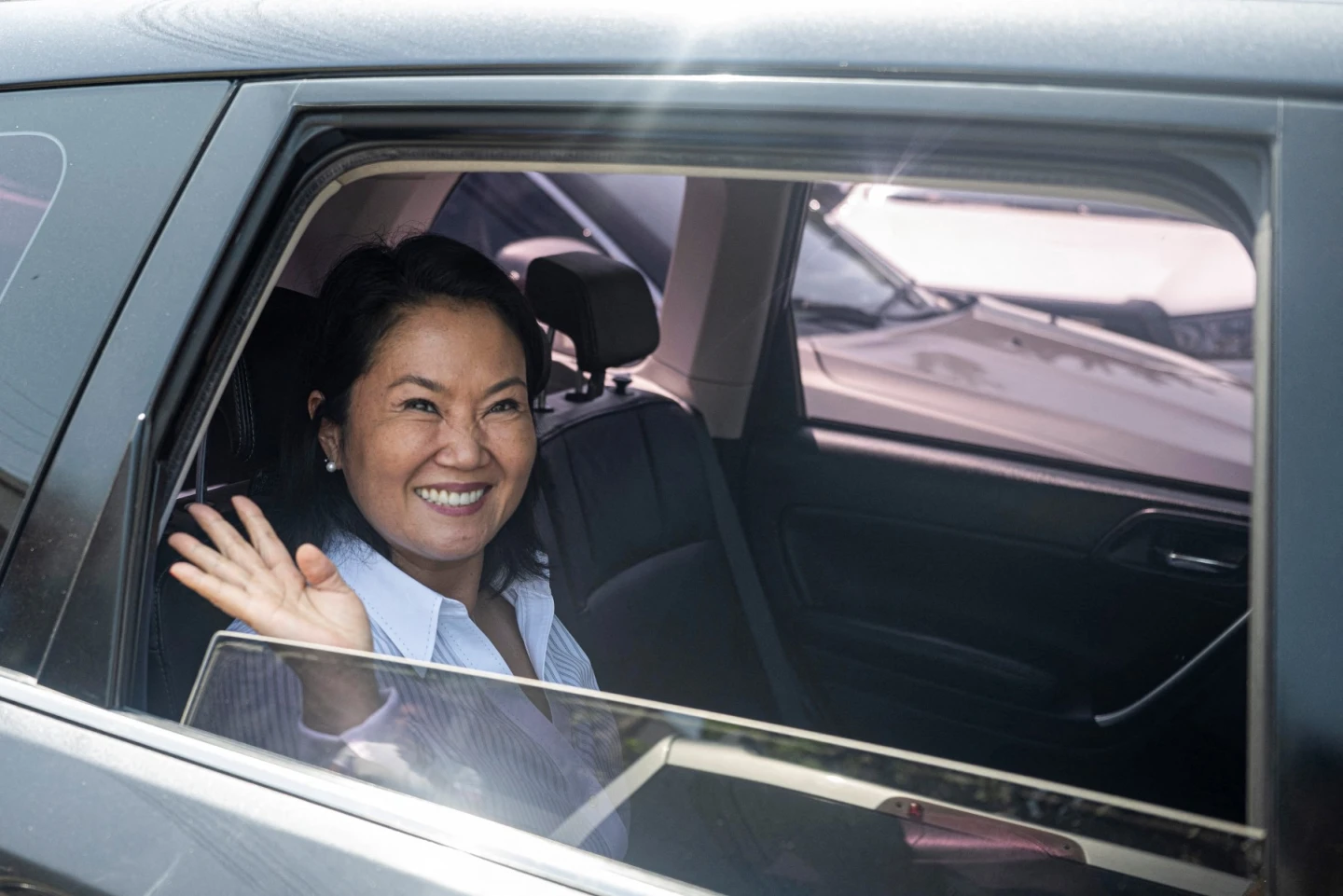 La candidata presidencial de Perú por el partido Fuerza Popular, Keiko Fujimori.