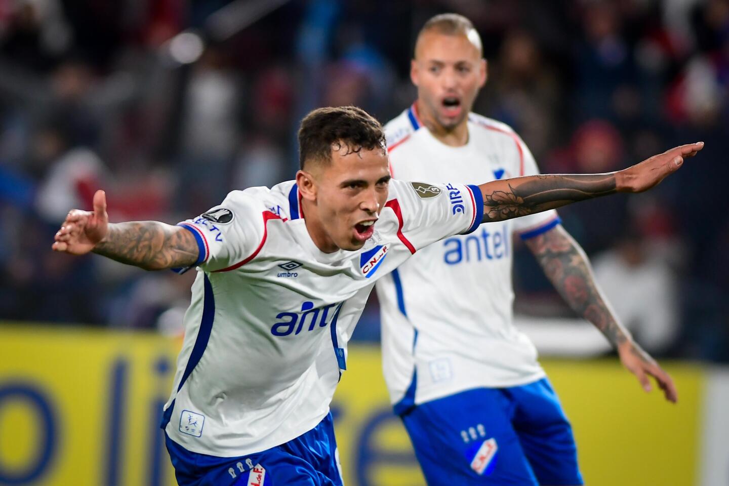 Christian Oliva fue el mejor jugador de Nacional en el triunfo frente a Atlético Nacional.