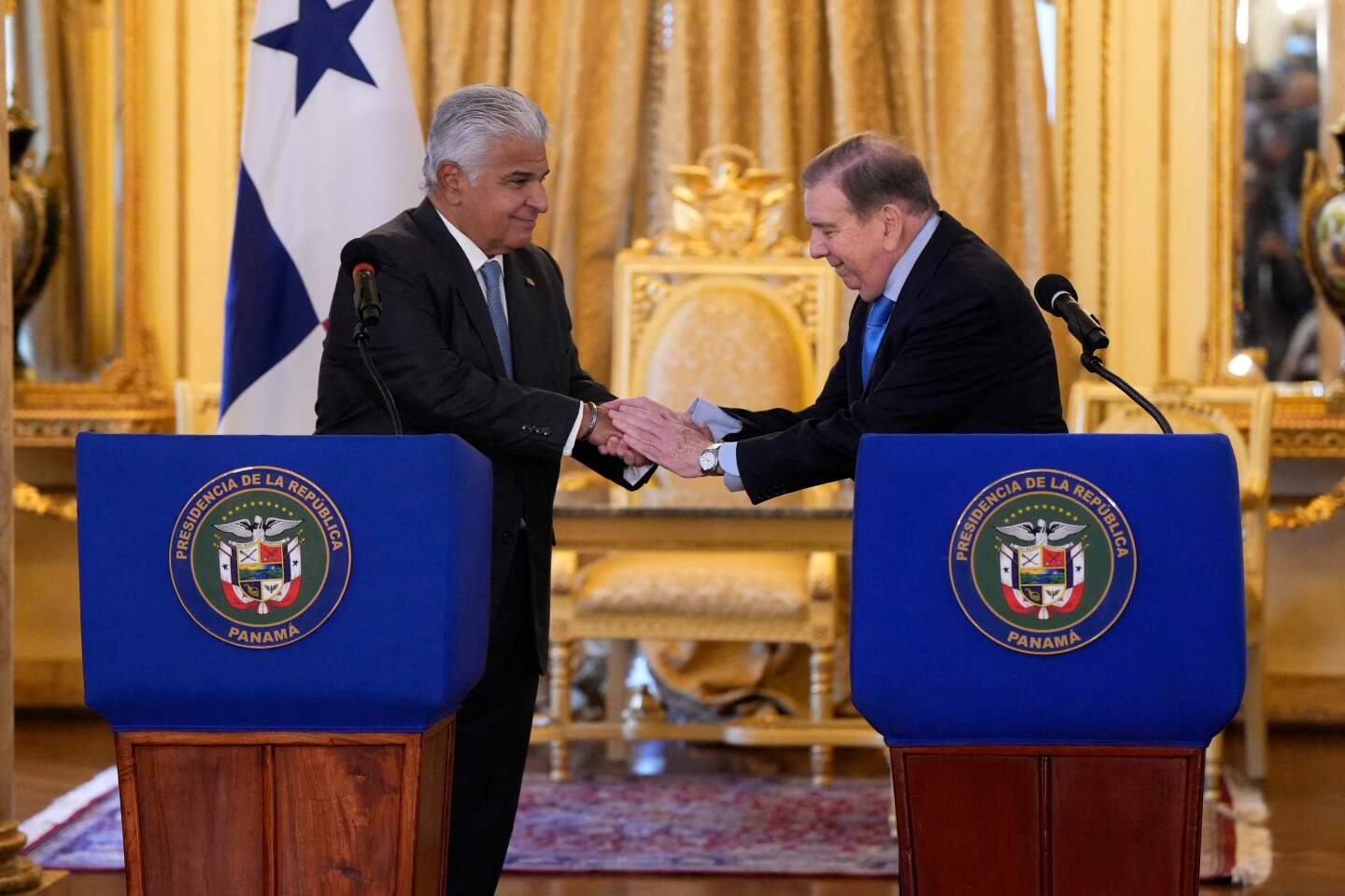 Jose Raul Mulino y Edmundo Gonzalez Urrutia