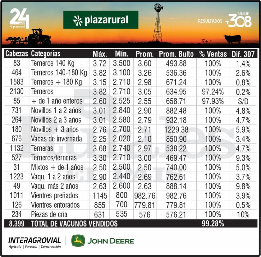 Plazarural remate 308.
