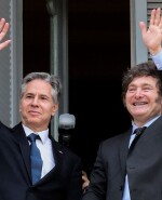 Antony Blinken y Javier Milei