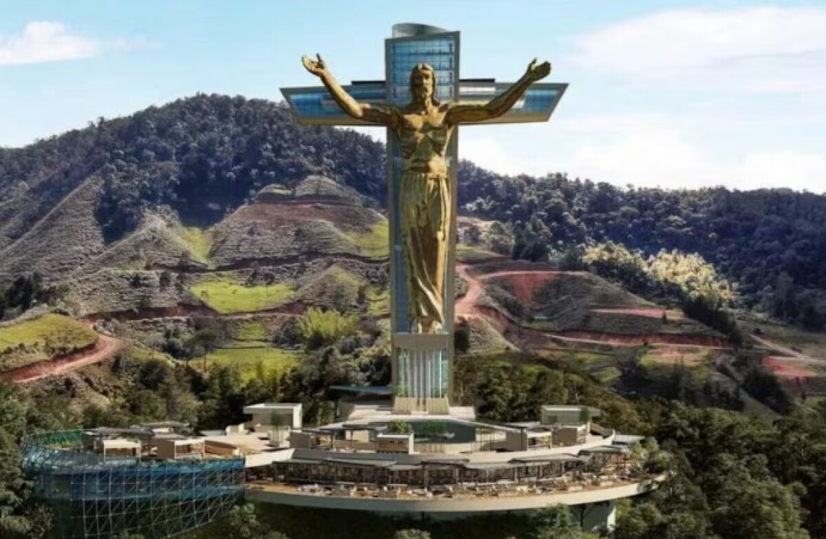 Comenzó la construcción de la estatua de Jesucristo más grande del mundo que superará al Cristo Redentor.