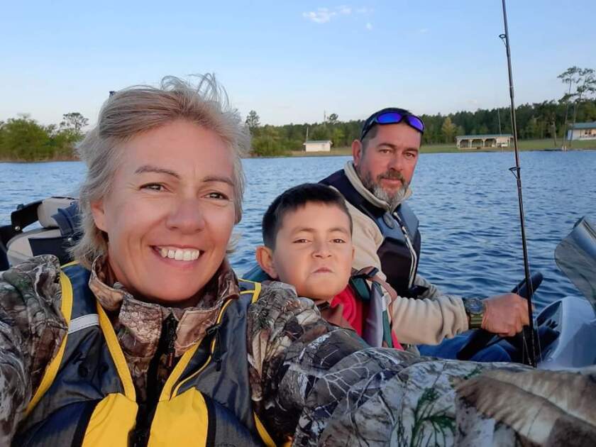 El matrimonio uruguayo, junto a su hijo, intentar mantener vivas las costumbres de su tierra.