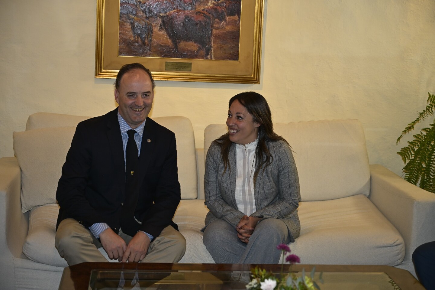 Rafael Ferber y Fernanda Cardona.