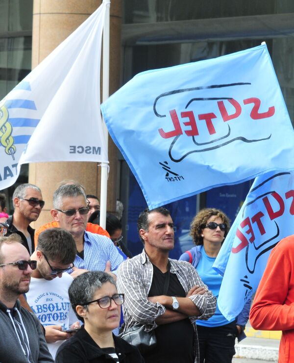 Protesta del Sindicato de Entes Publicos