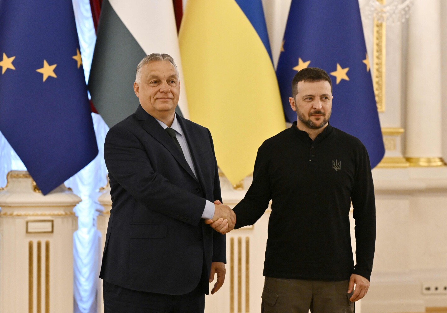 Orbán y Zelenski.