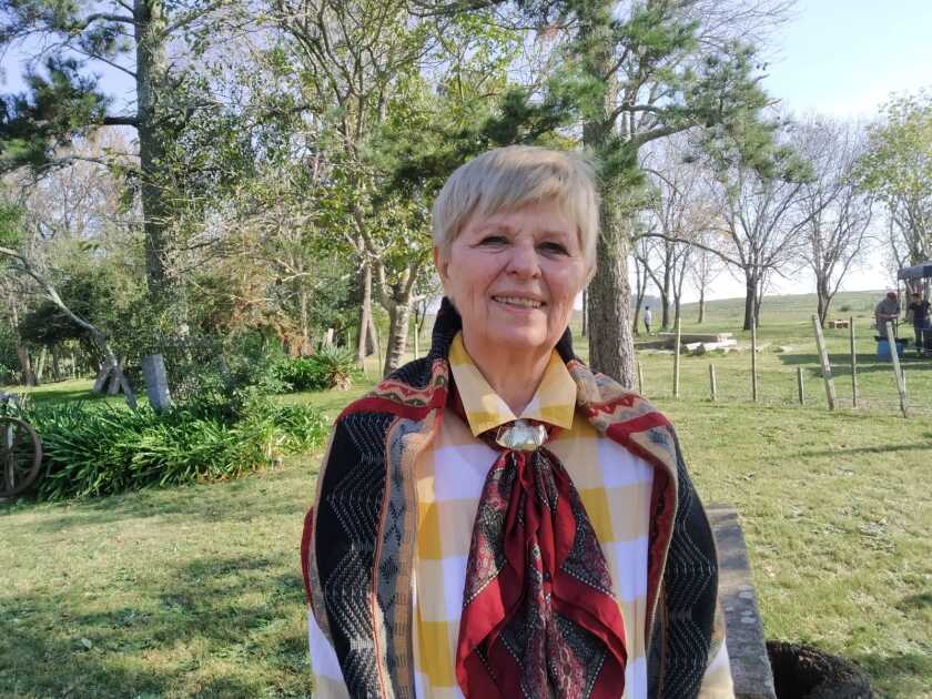 Ingrid Ahlig Schaub nació en Montevideo e inició su actividad con Angus hace 56 años. Fue su padre, Engel, quien compró la estancia.