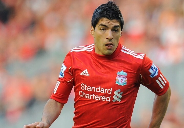 Un joven Luis Suárez en el Liverpool.