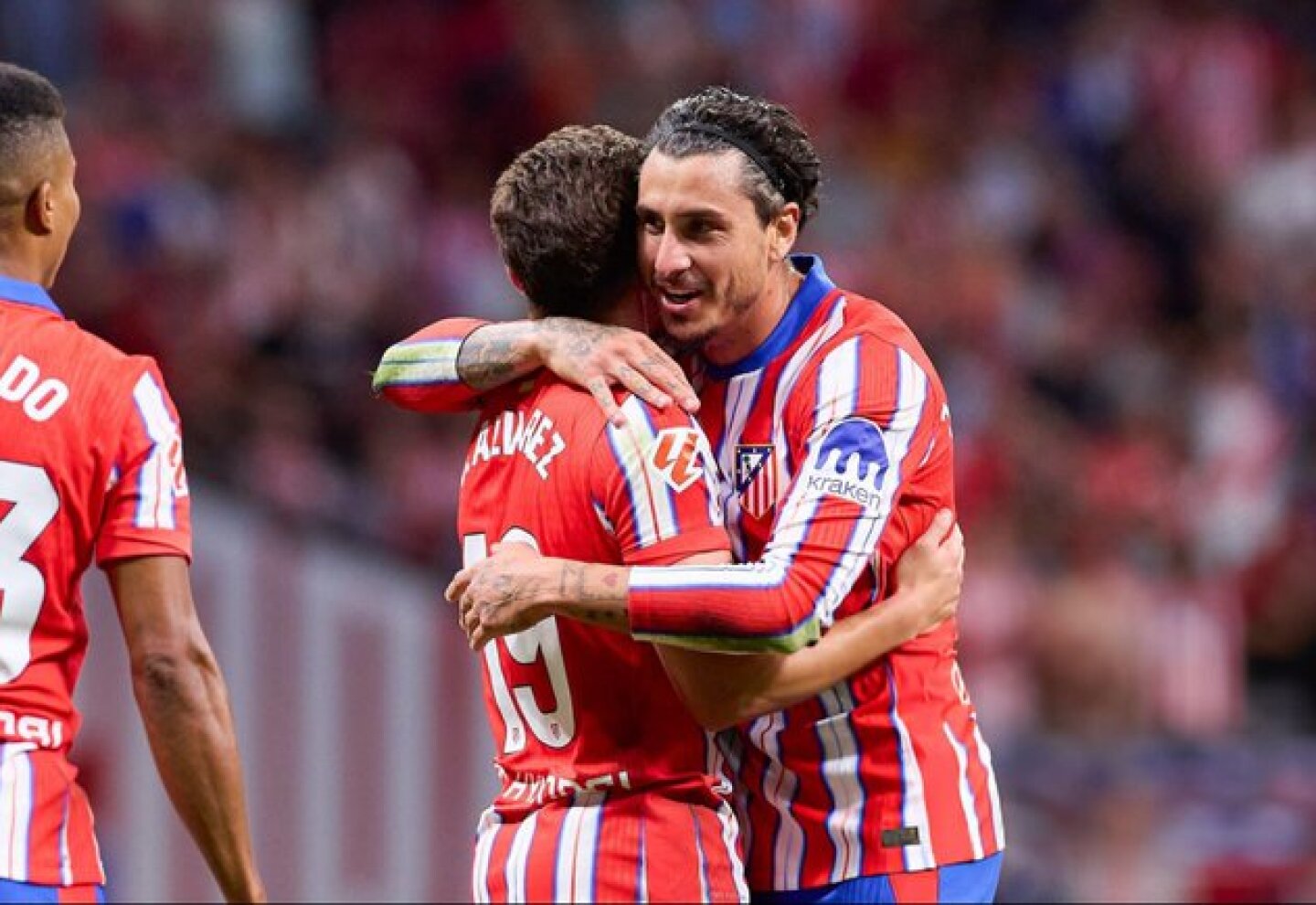 José María Giménez y Julián Álvarez.