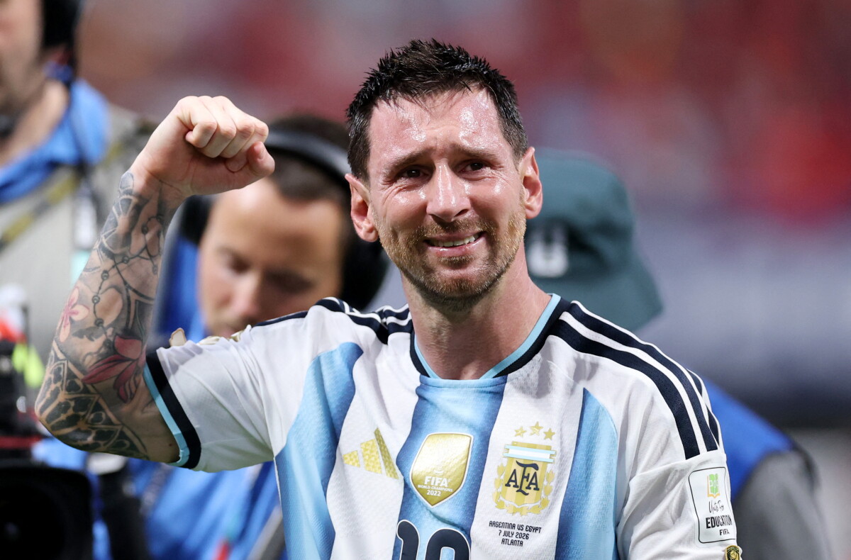 Lionel Messi finalizado el partido entre Argentina y Egipto por el Mundial 2026.