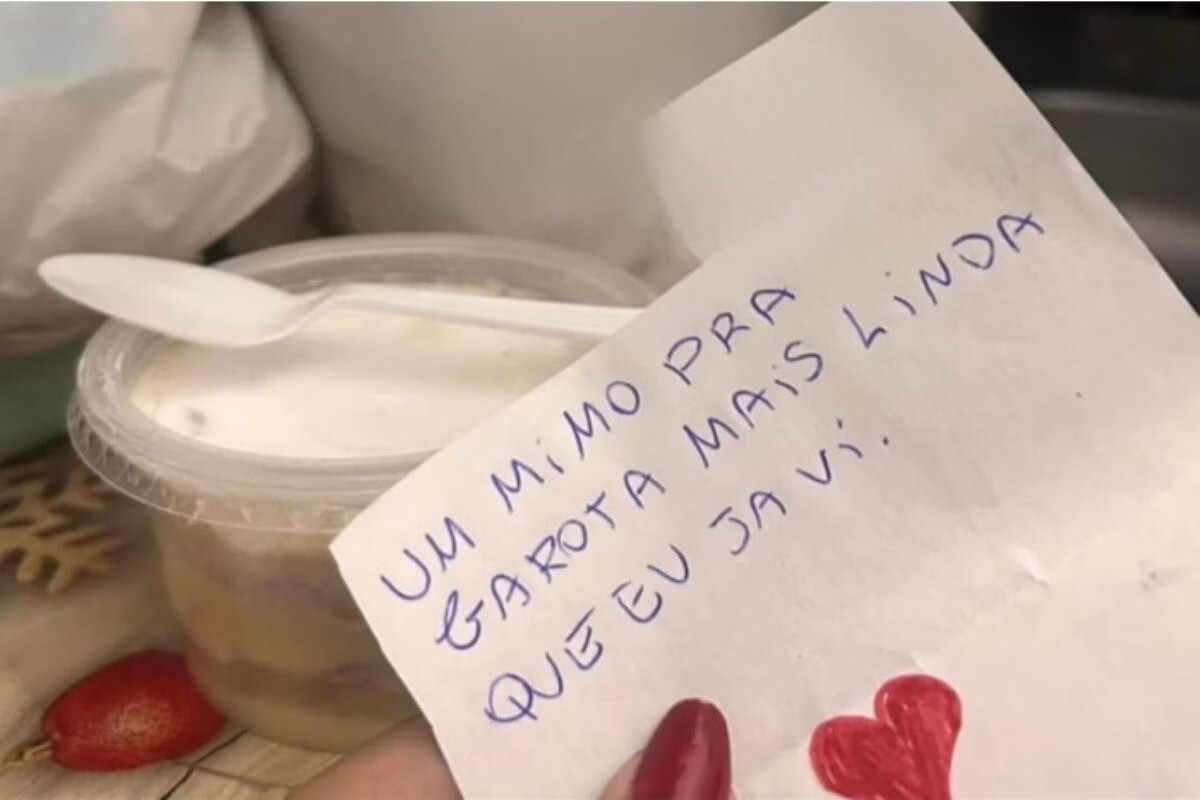 La nota junto a la torta envenenada que comió una adolescente en Brasil