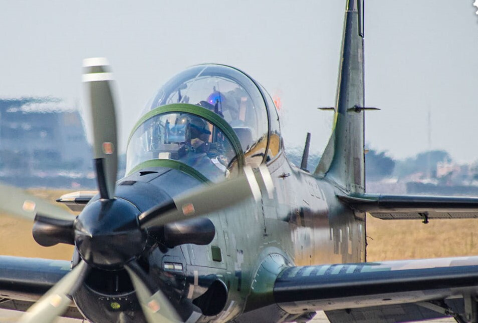 Avión Super Tucano.