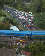 Choque de trenes de la línea de tren San Martín en Barrio de Palermo