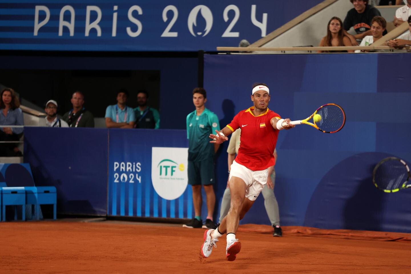 Rafael Nadal en los Juegos Olímpicos 2024.