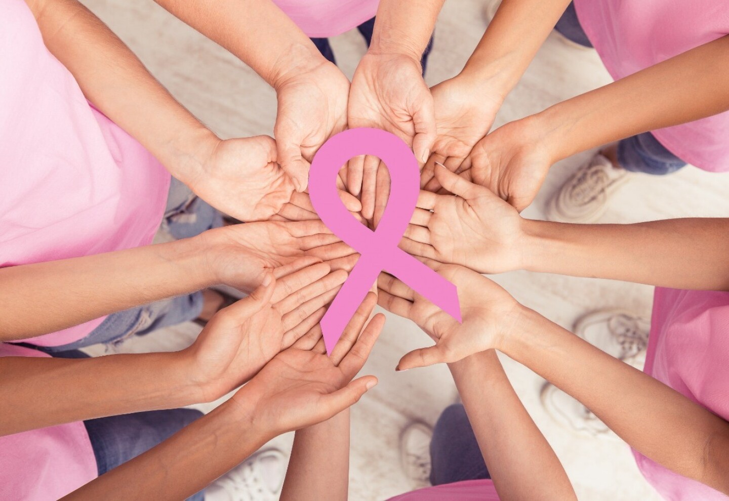 Concientización sobre el cáncer de mama.