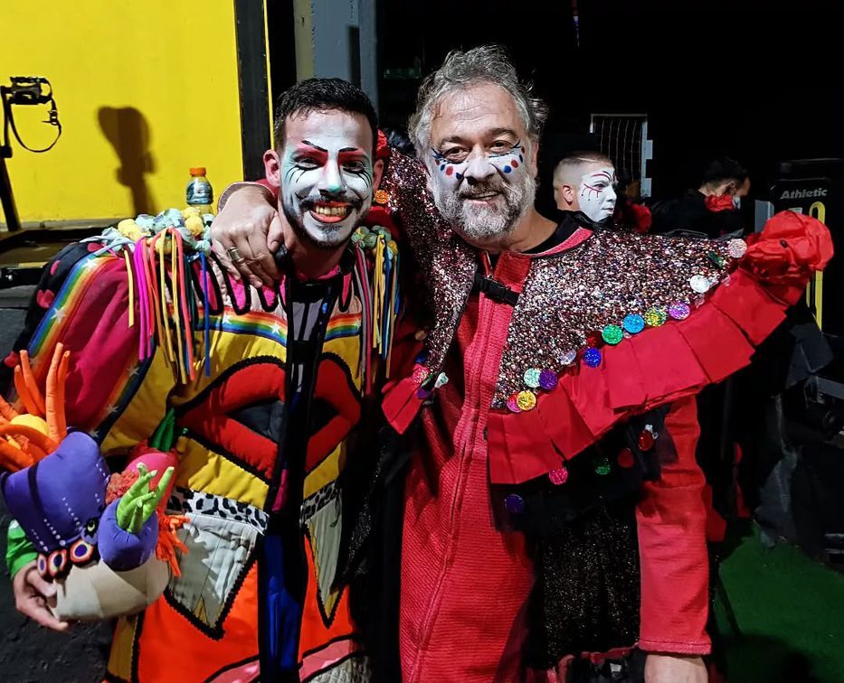 El diputado Pablo Inthamoussu en Carnaval.